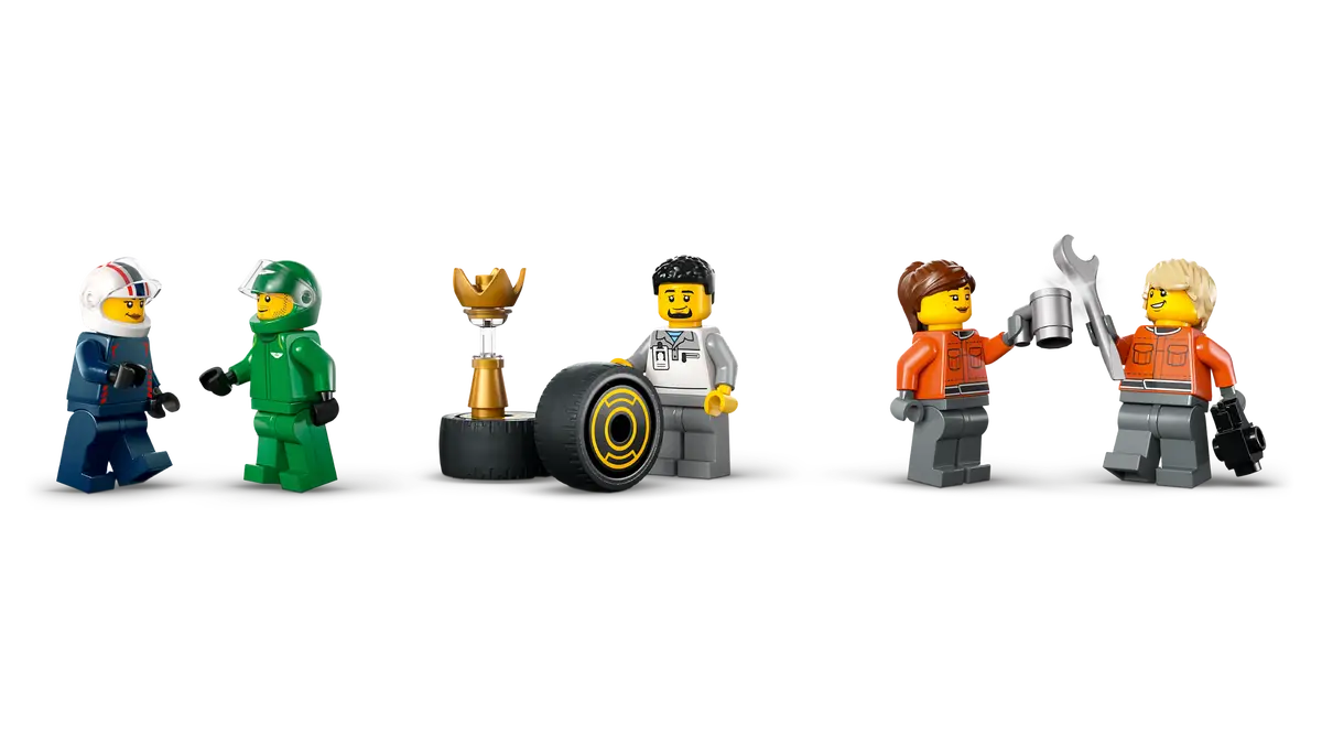 LEGO - City F1 Truck with RB20 & AMR24 F1 Cars 60445