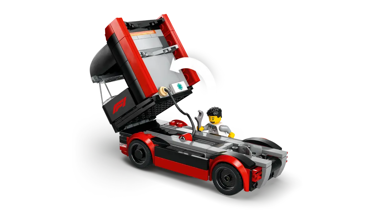 LEGO - City F1 Truck with RB20 & AMR24 F1 Cars 60445