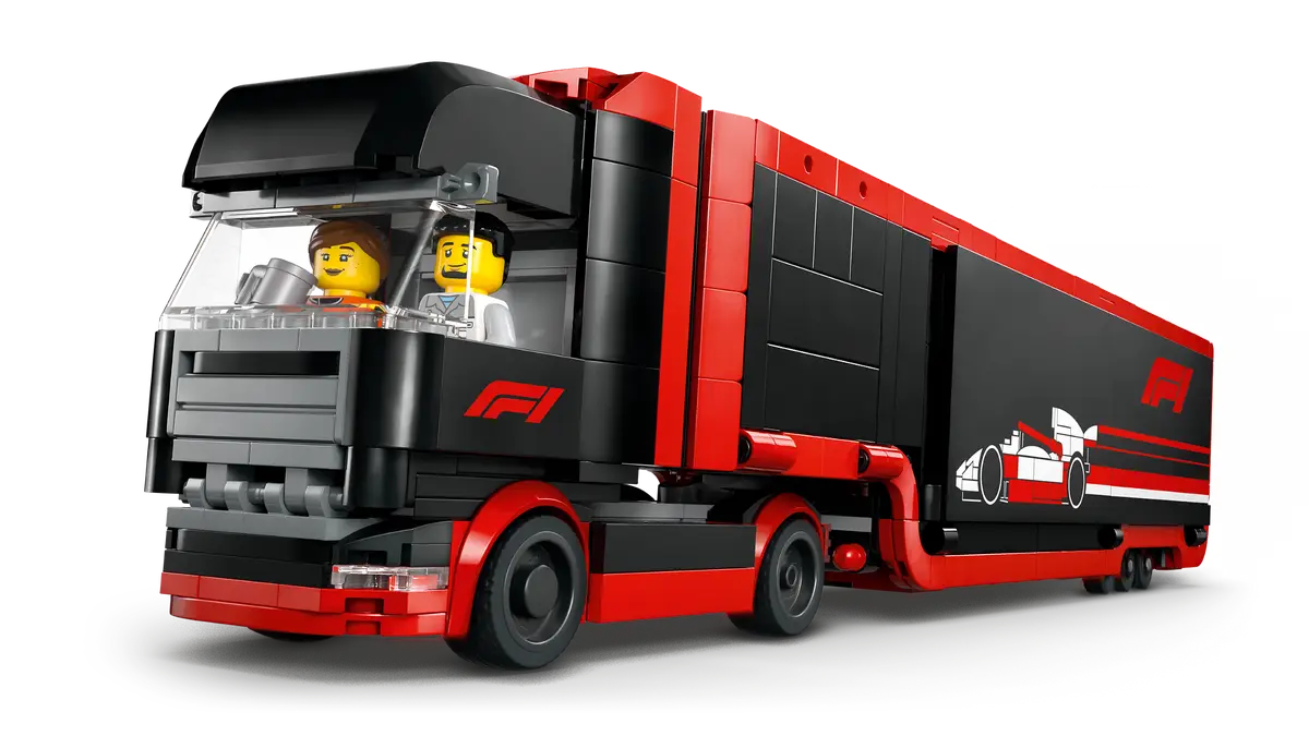 LEGO - City F1 Truck with RB20 & AMR24 F1 Cars 60445