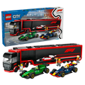 LEGO - City F1 Truck with RB20 & AMR24 F1 Cars 60445