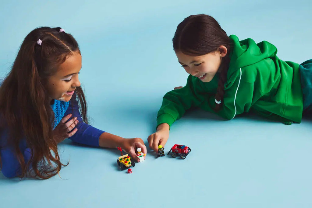 LEGO - City Pizza vs. Fire Truck Race Car Pack 60458