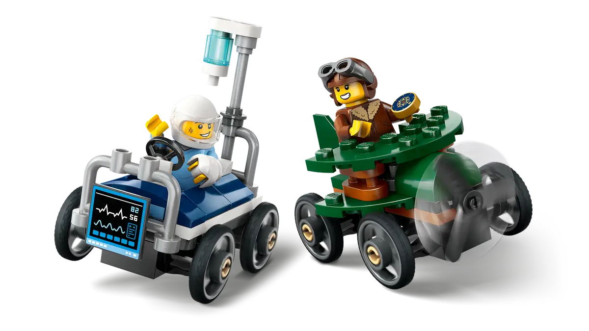 LEGO - City Airplanes vs. Hospital Bed Race Car Pack 60459