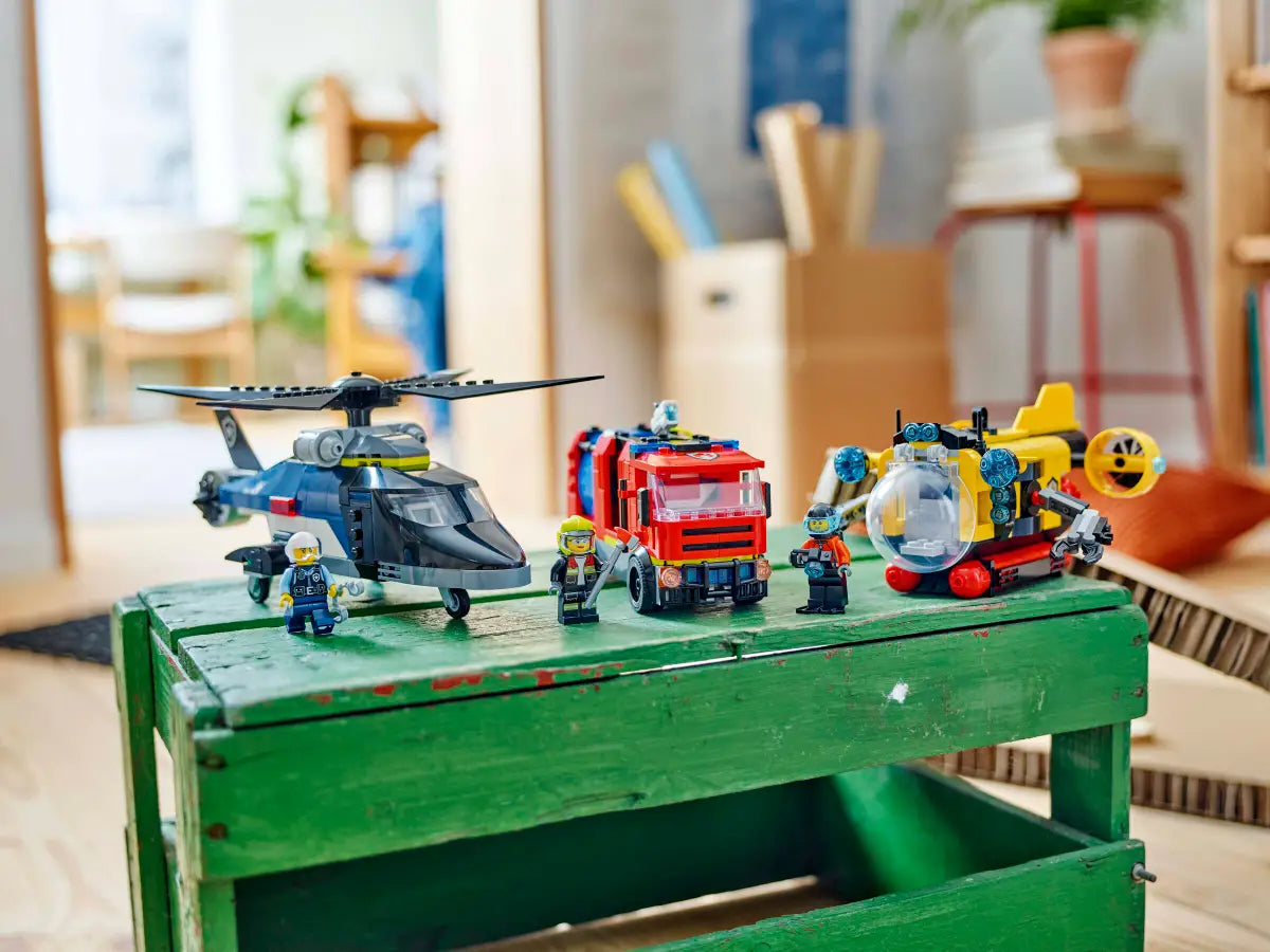 LEGO - City Helicopter, Fire Truck & Submarine Remix 60462