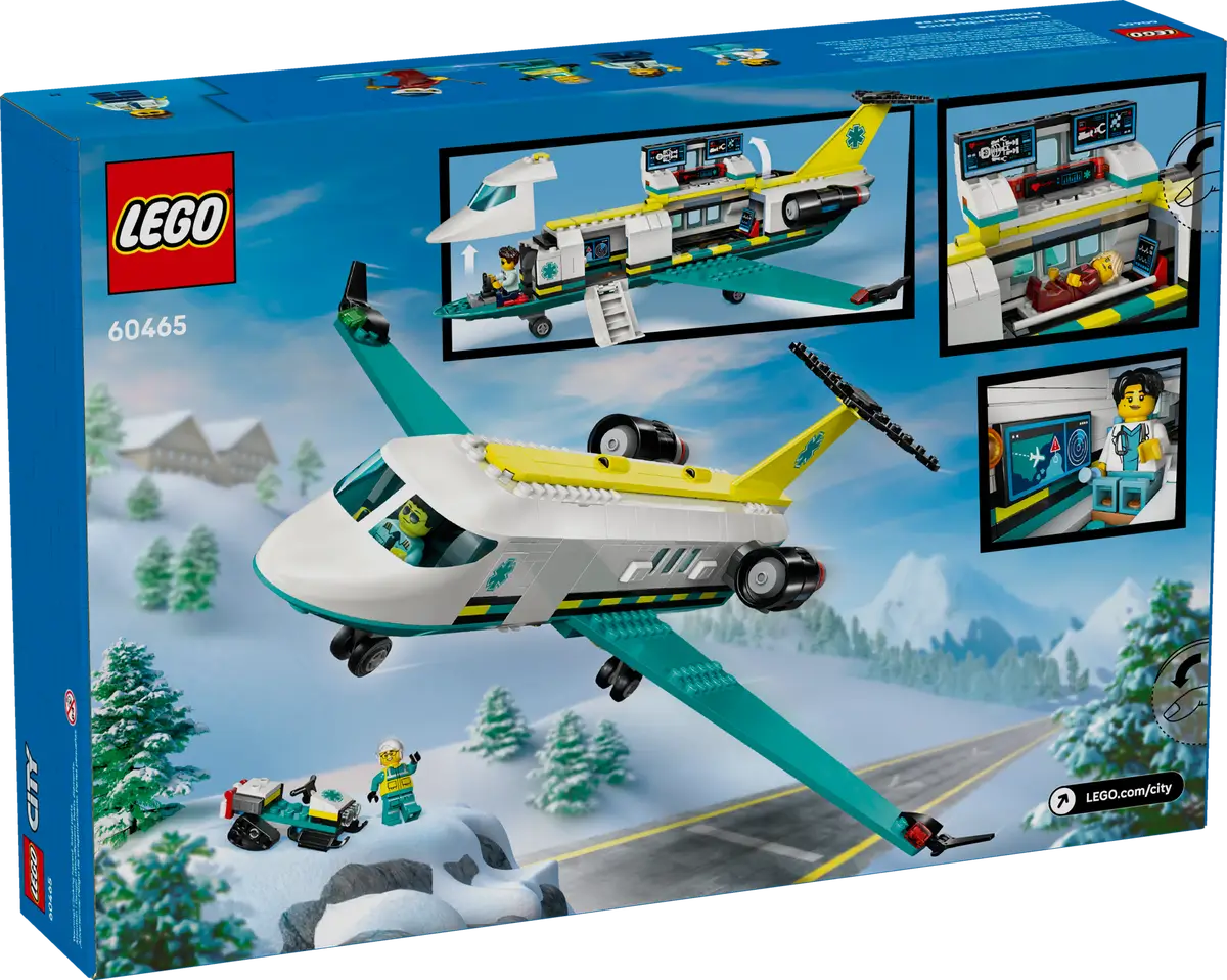 LEGO - City Emergency Air Ambulance Airplane 60465