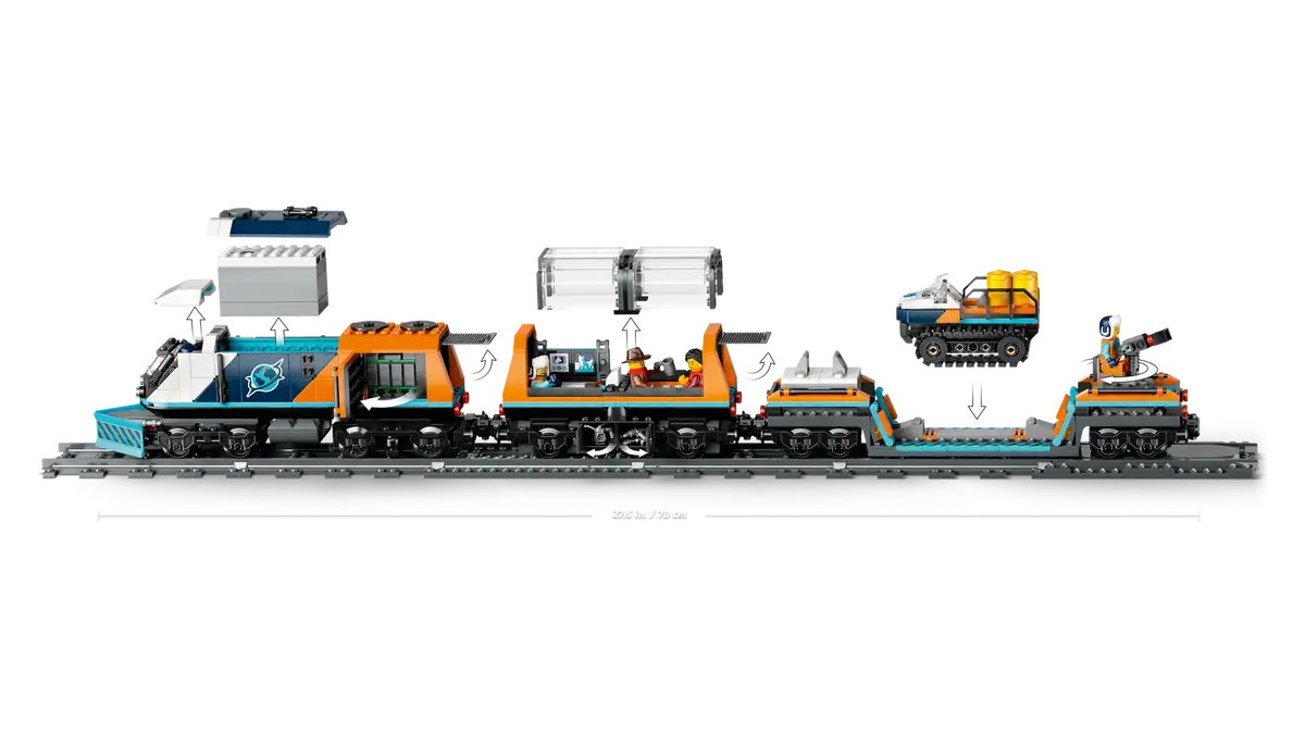 LEGO - City Explores' Arctic polar Express Train R/C 60470