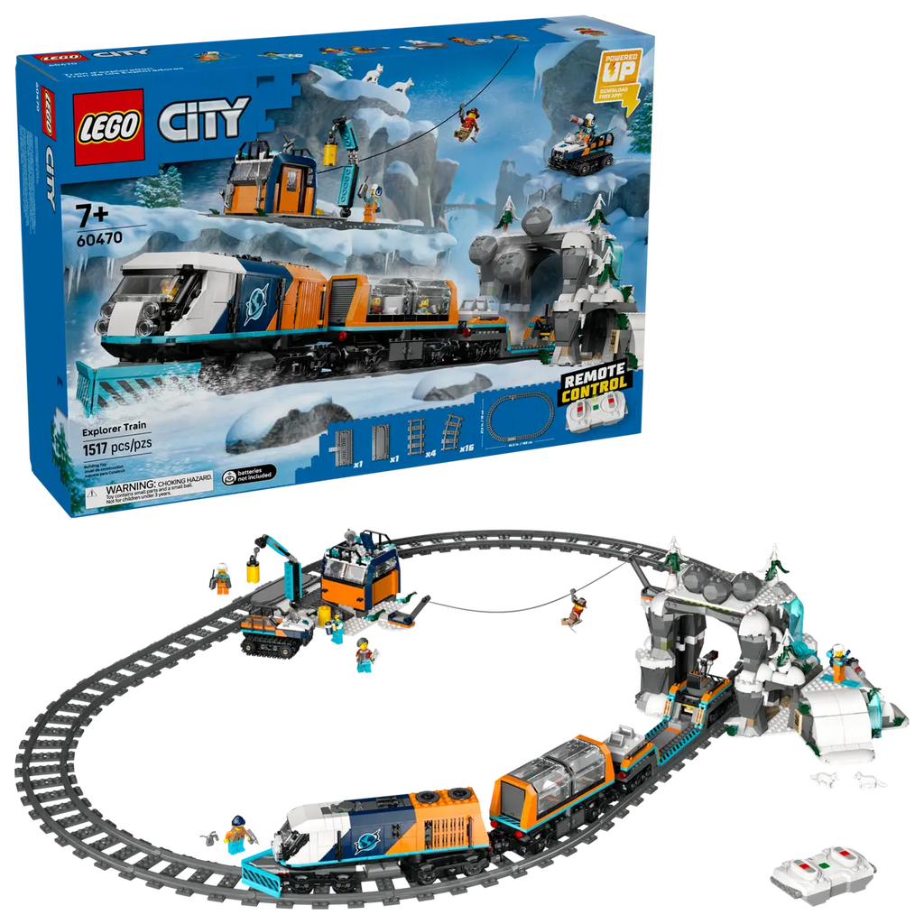 LEGO City Explores' Arctic polar Express Train R/C 60470
