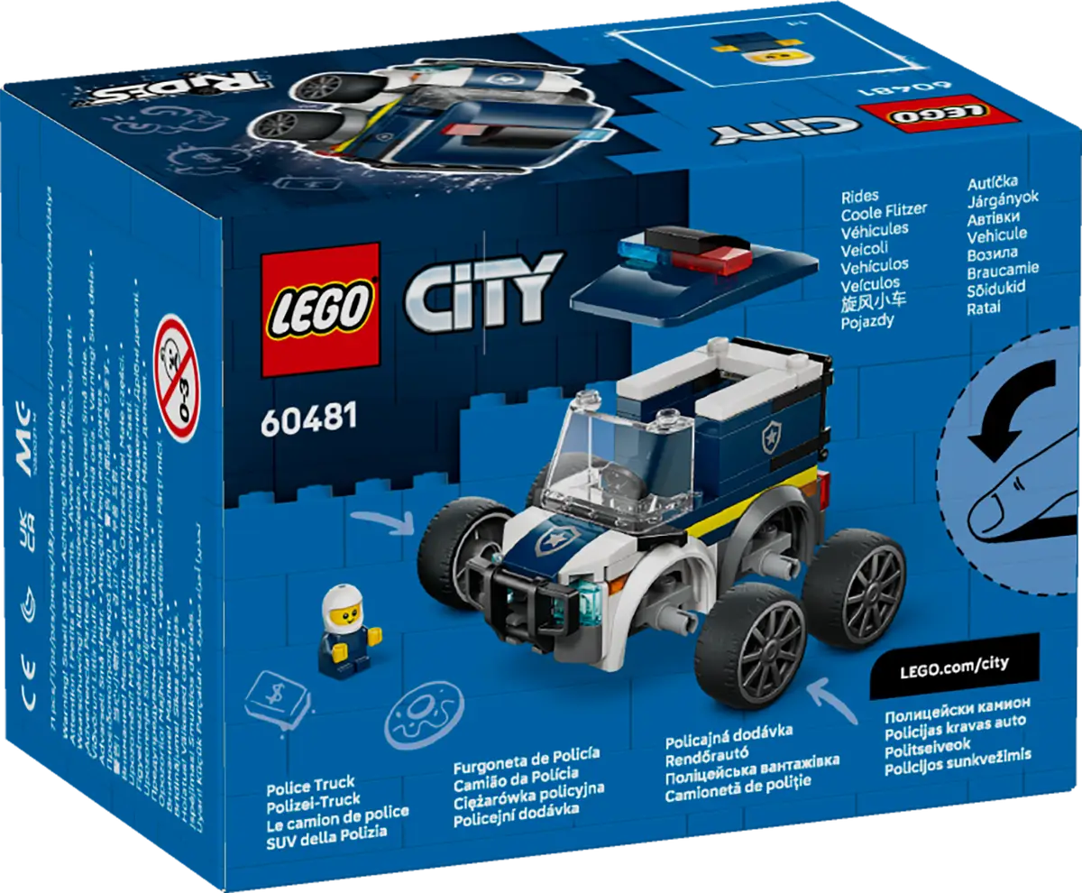 LEGO - City Rides Police Truck 60481