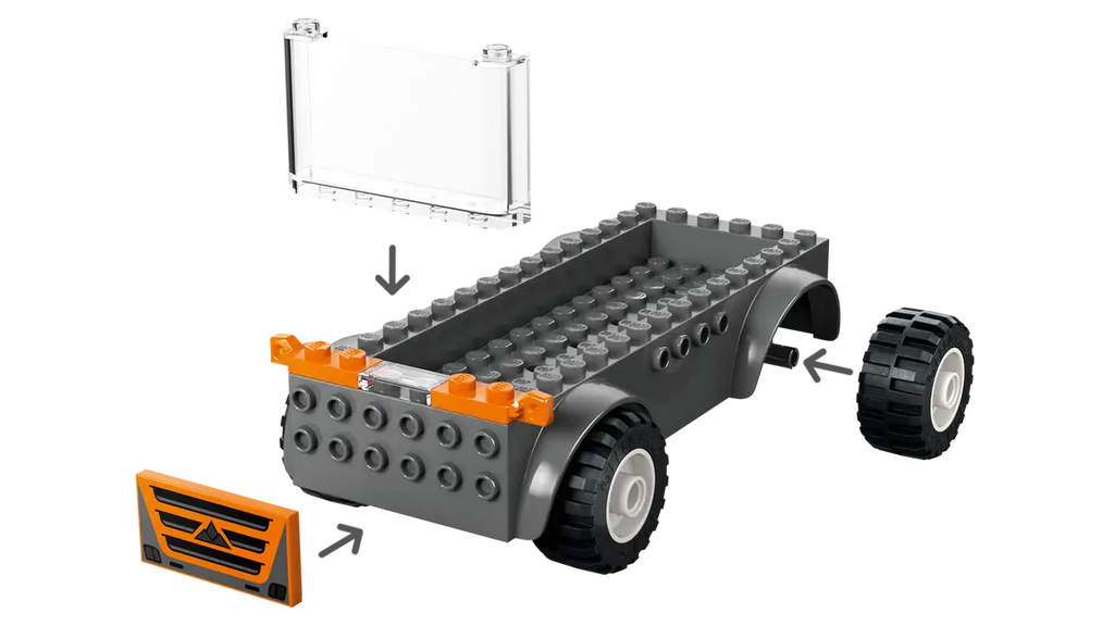 LEGO - City Motorcycle Transport 60491