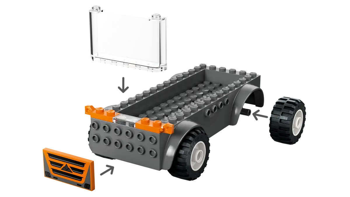 LEGO - City Motorcycle Transport 60491
