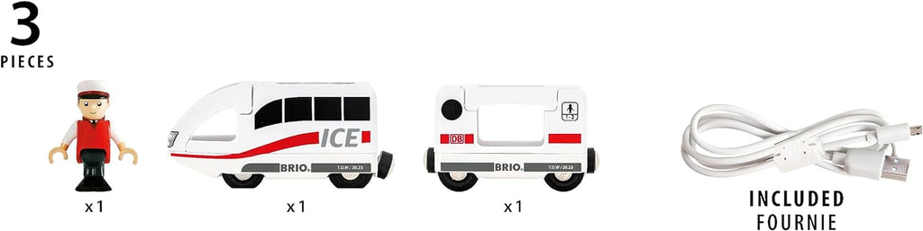 BRIO - ICE Rechargeable Train 3 pieces