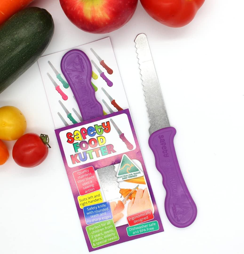 Safety Food Kutter Purple - Large