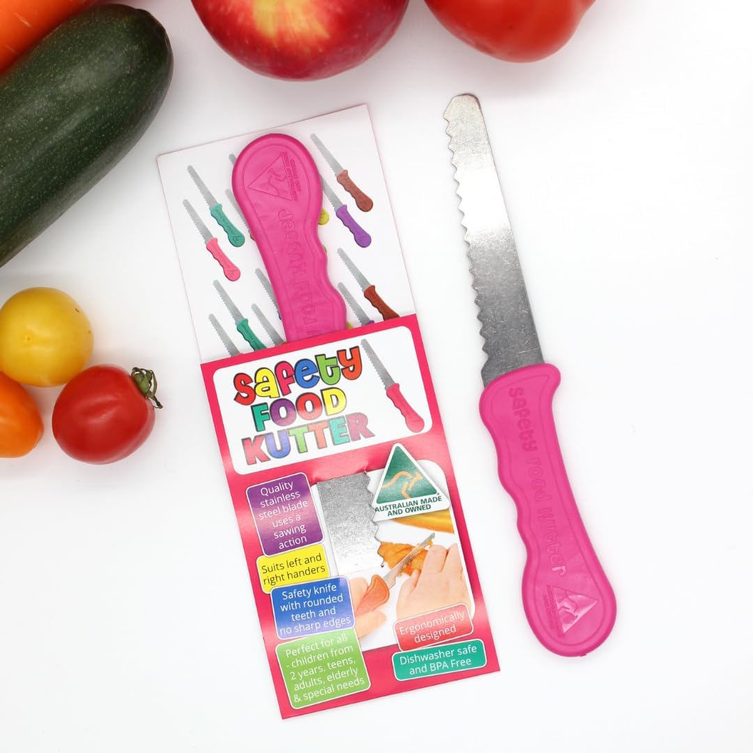 Safety Food Kutter Pink - Large