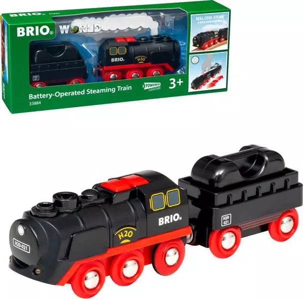 BRIO - B/O Steaming Train 3 Pieces