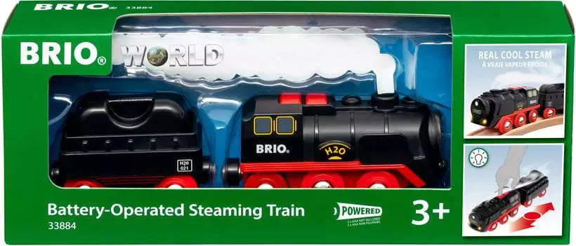 BRIO - B/O Steaming Train 3 Pieces