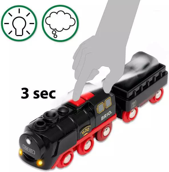 BRIO - B/O Steaming Train 3 Pieces