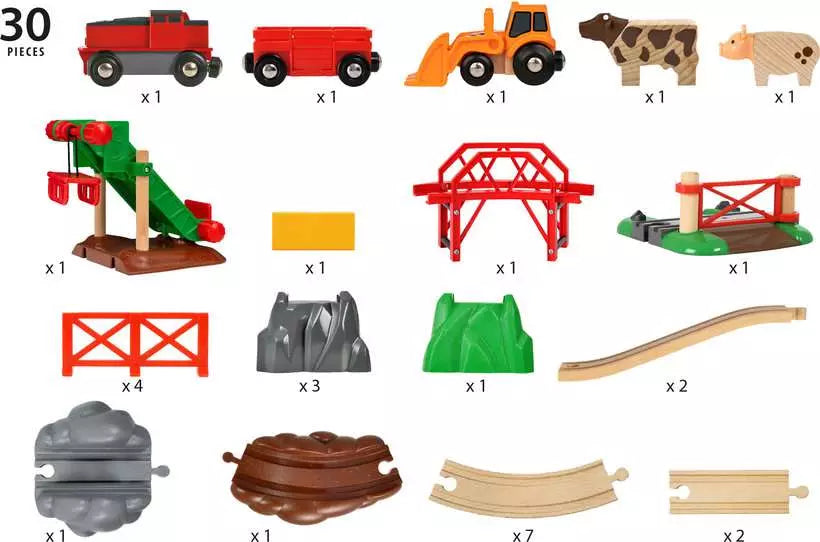 BRIO - Animal Farm Set 30 pieces