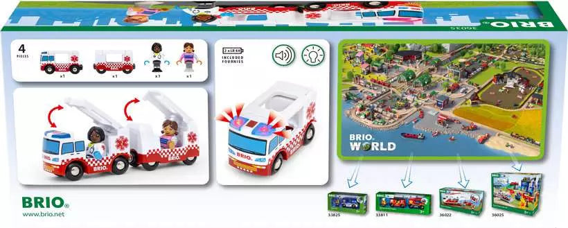 BRIO - Rescue Ambulance 4 pieces