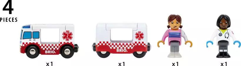 BRIO - Rescue Ambulance 4 pieces