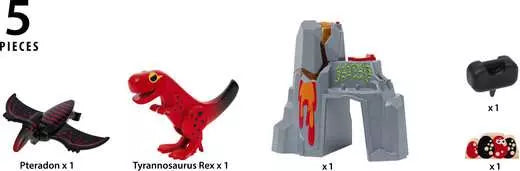 Brio - Dinosaur Erupting Volcano