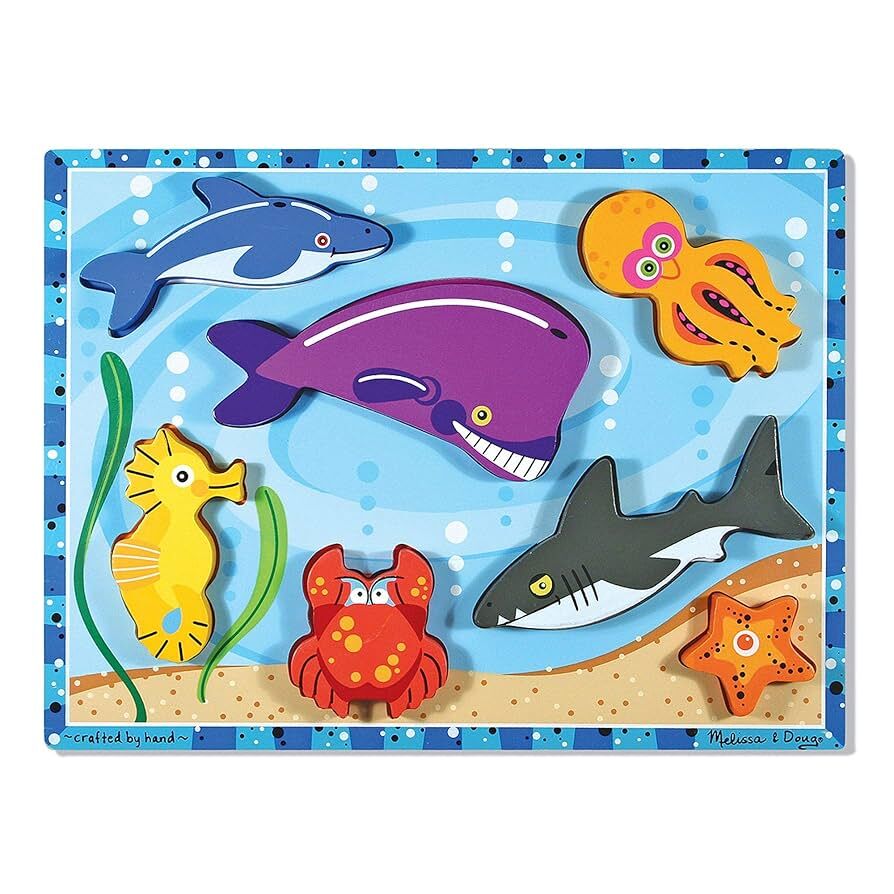 Melissa & Doug - Sea Creatures Chunky Puzzle