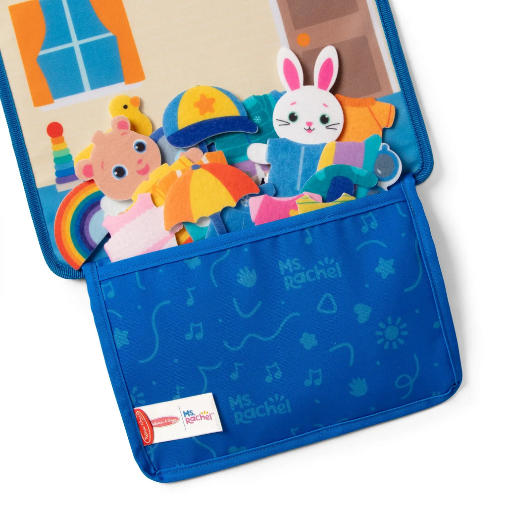 Melissa & Doug - Ms Rachel What to Wear Felt Book