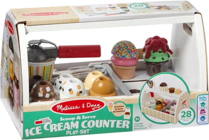 Melissa & Doug - Scoop & Serve Ice Cream Counter