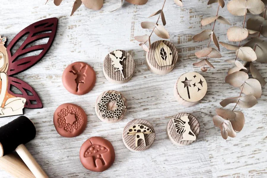 Let Them Play - Wooden Stampers Enchanted Garden