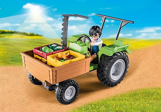 Playmobil - Tractor with Trailer 71249