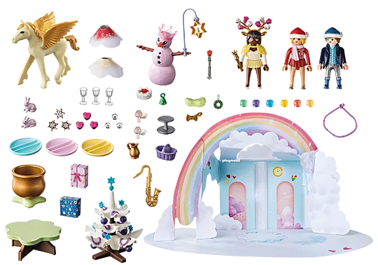 Playmobil - Advent Calendar Christmas under the Rainbow 71348