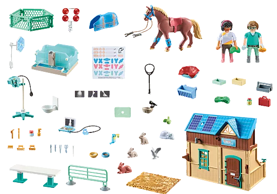 Playmobil - Horses of Waterfall Vet & Therapy Centre 71352