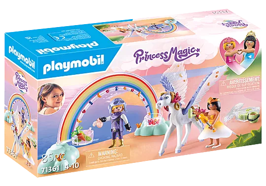 Playmobil - Princess Magic Pegasus with Rainbow in the Cloud 71361