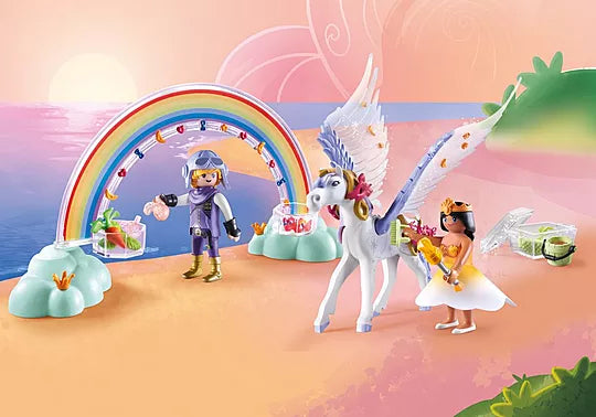 Playmobil - Princess Magic Pegasus with Rainbow in the Cloud 71361