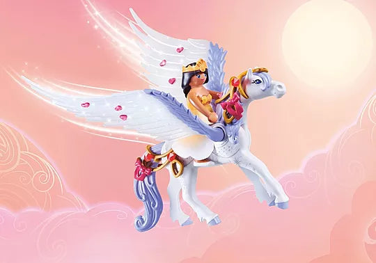 Playmobil - Princess Magic Pegasus with Rainbow in the Cloud 71361