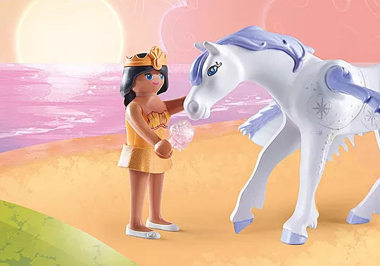 Playmobil - Princess Magic Pegasus with Rainbow in the Cloud 71361