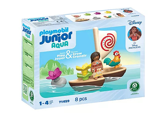 Playmobil - 1.2.3 & Disney: Moanas Sail Boat 71459