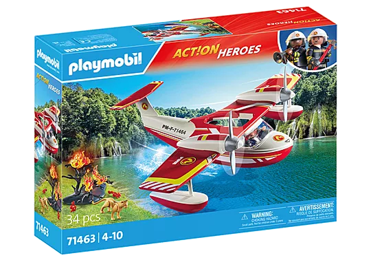 Playmobil - Firefighting Plane with extinguishing function 71463