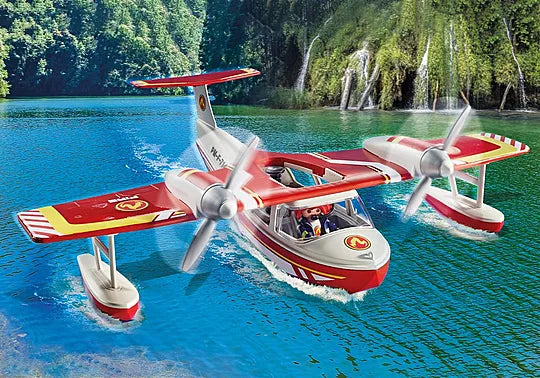 Playmobil - Firefighting Plane with extinguishing function 71463