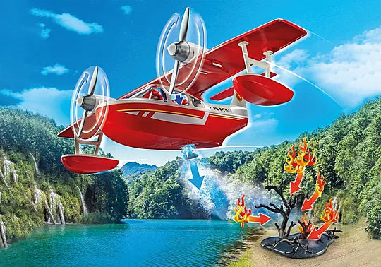 Playmobil - Firefighting Plane with extinguishing function 71463