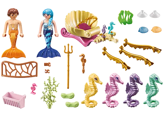 Playmobil - Princess Magic Mermaid Seahorse Carriage 71500