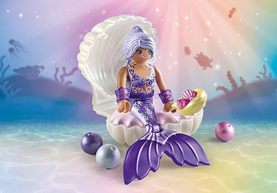 Playmobil - Princes Magic Mermaid w/pearl seashell 71502