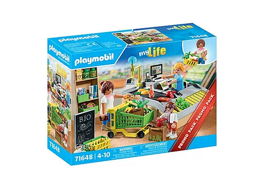 Playmobil - My Life Promo Pack Organic Supermarket 71648