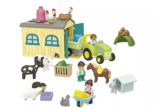 Playmobil - Playmobil Junior Farm Adventure w/tractor 71656