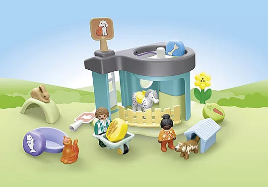 Playmobil - Junior Animal Kennels w/Treat 71690