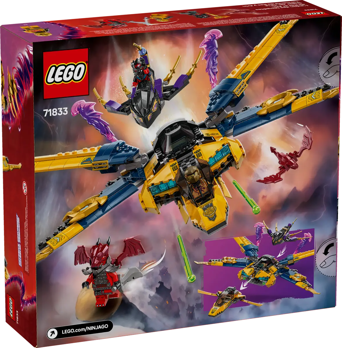 LEGO - Ninjago Ras and Arin's Super Storm Jet 71833