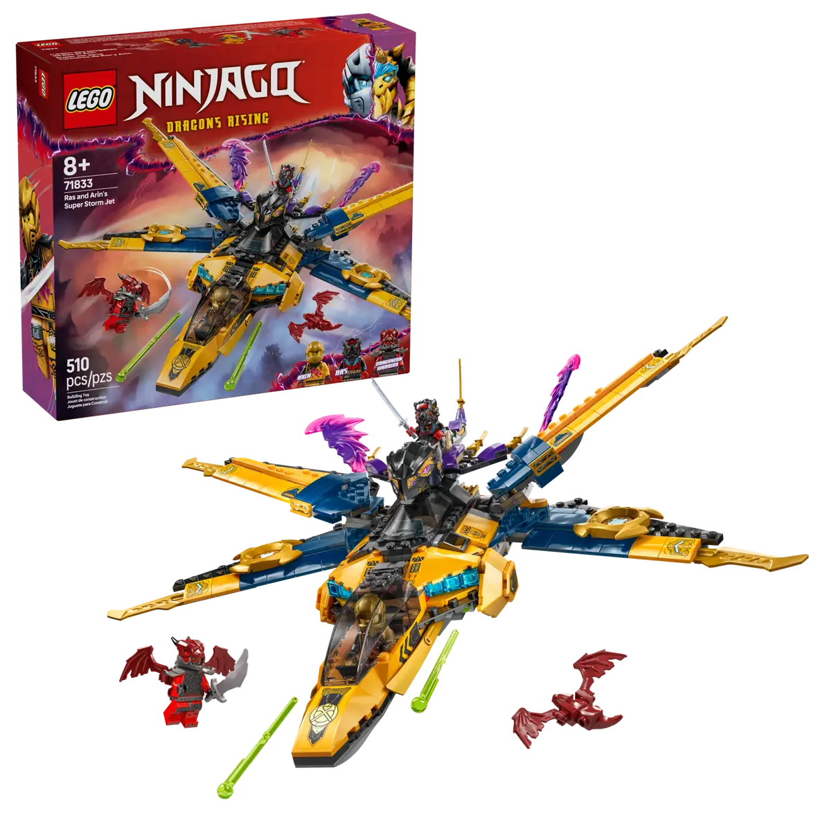 LEGO - Ninjago Ras and Arin's Super Storm Jet 71833