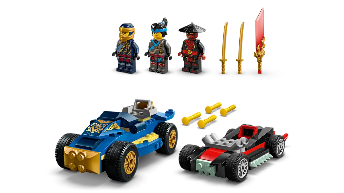 LEGO - Ninjago Rogue v's Drix Race Car Duel 71840