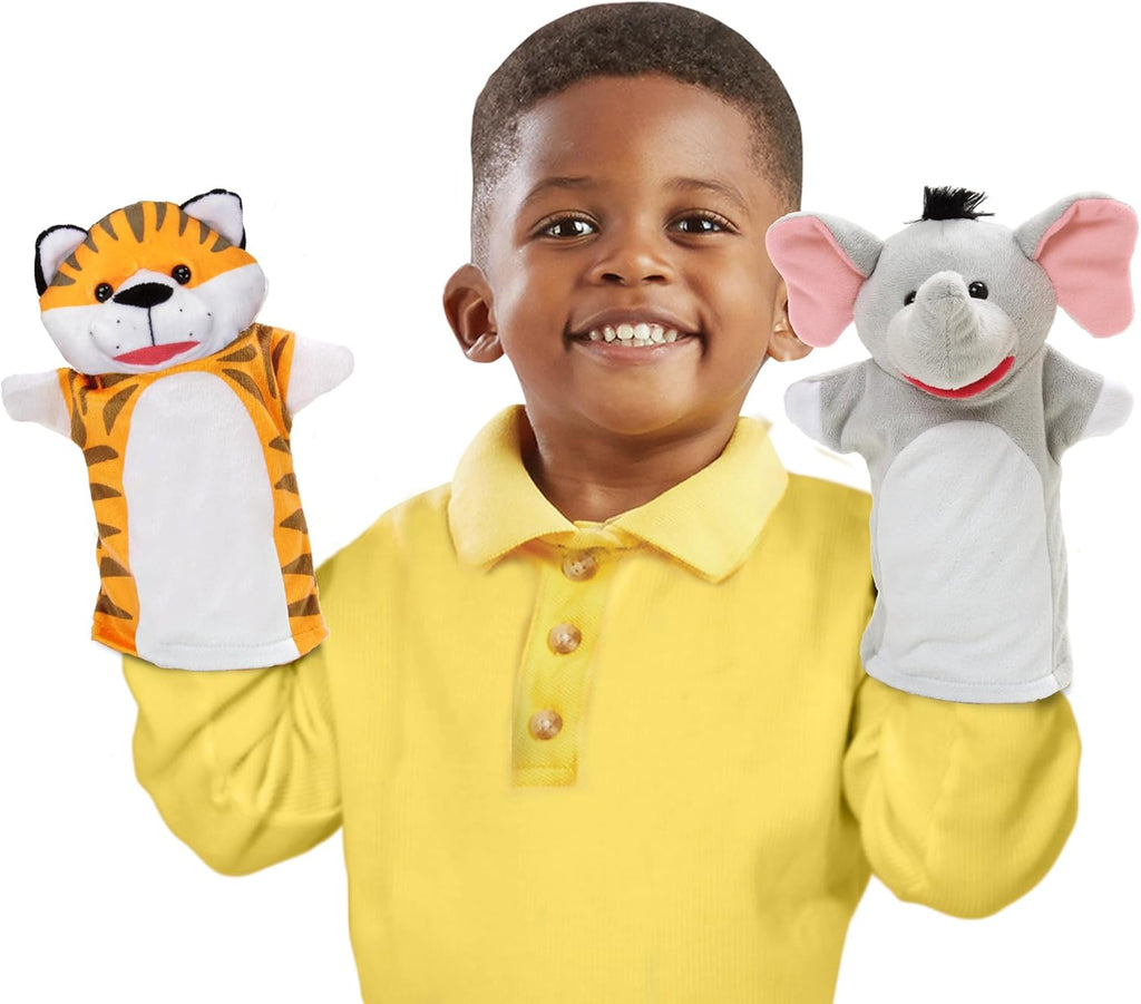 Melissa & Doug - Safari Puppet Set (6 Pc)