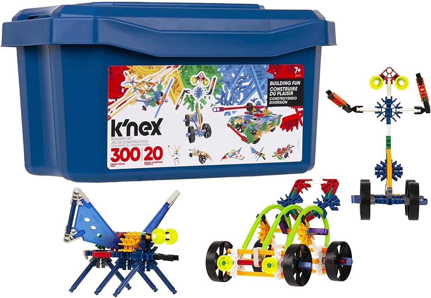 K'Nex - Building Fun Tub 300 pieces 20 builds