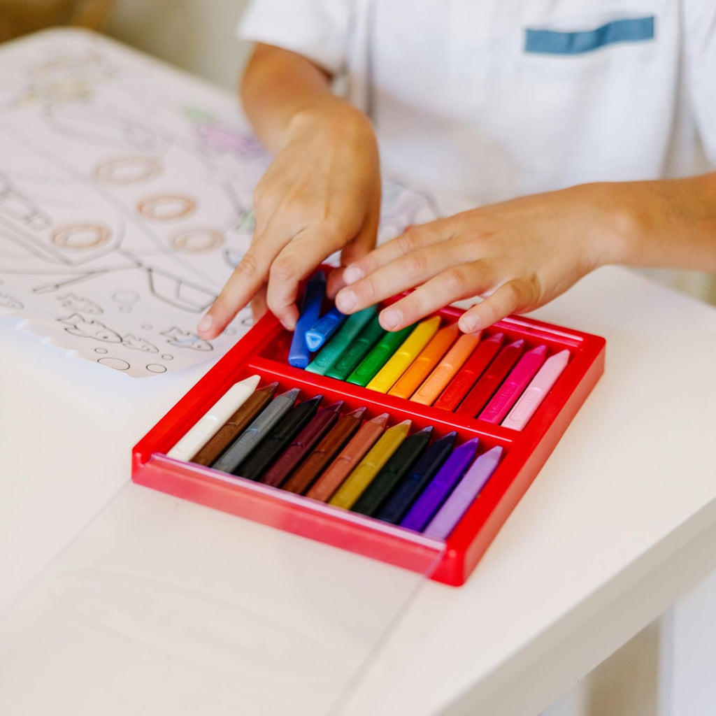 Melissa & Doug - Jumbo Colouring Pad - Vehicles