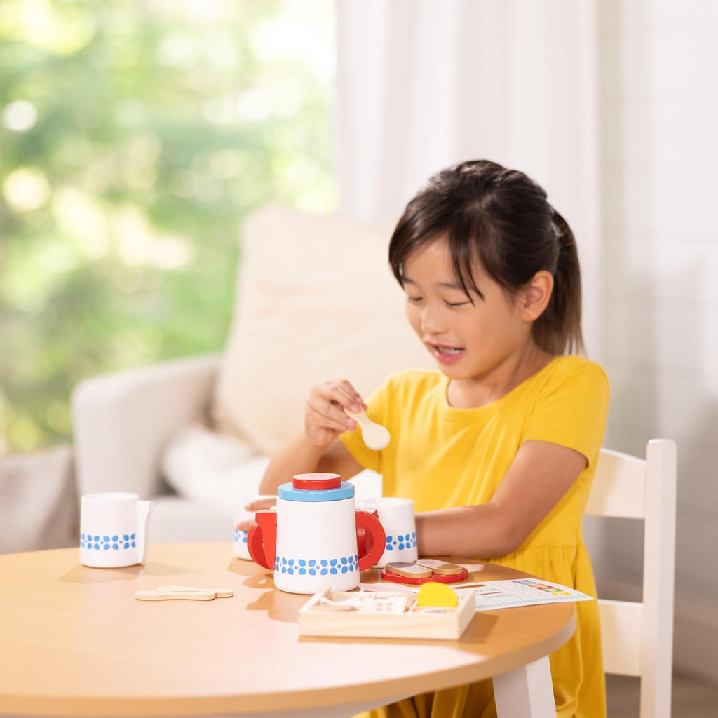 Melissa & Doug - Wooden Steep & Serve Tea Set